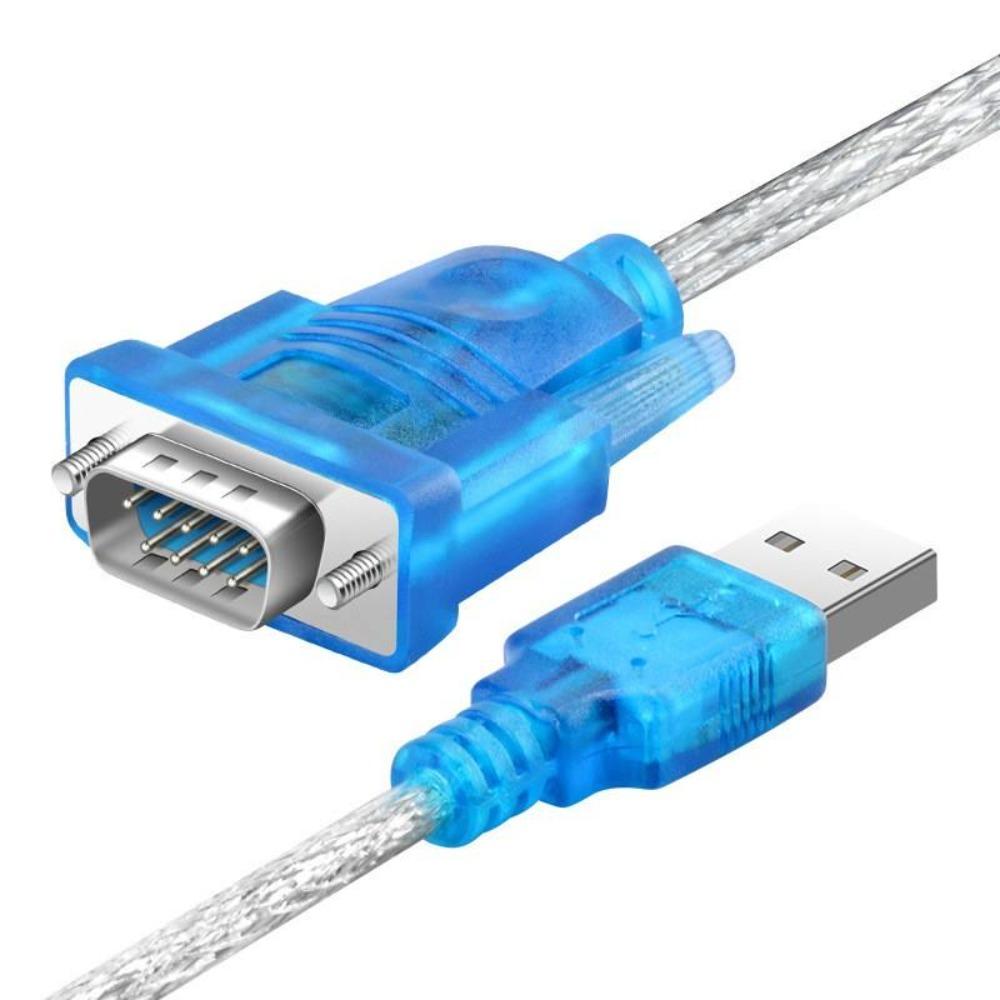 10pcs USB 2.0 to RS232 DB9 9Pin Male & Female Separate Serial Converter Cable COM Port Cord For Windows 98/2000/7/8/10 Desktop Laptop PC Computer