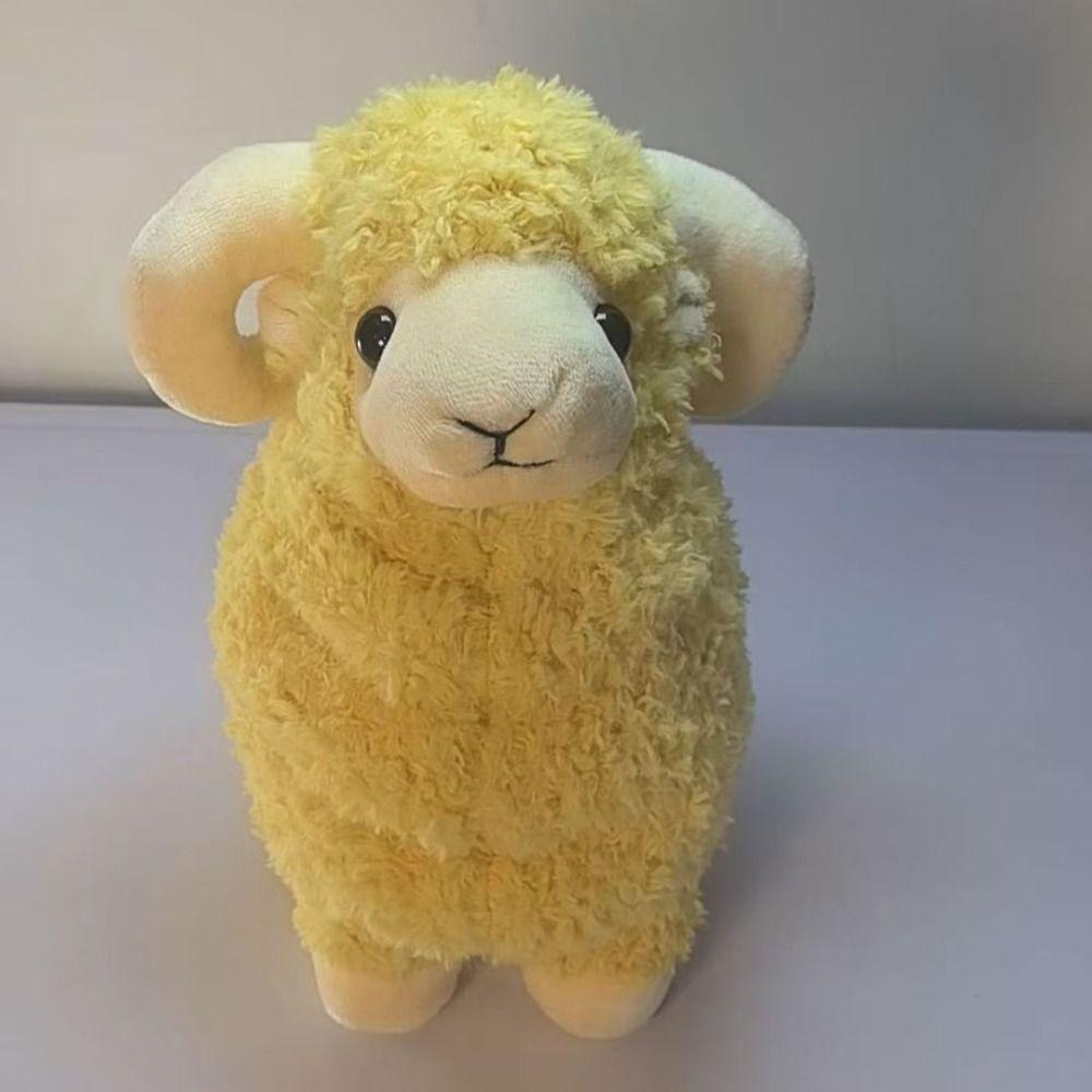 25/35cm Baby Goat Plush Doll PP Cotton Baby Goat Keychain Sheep Plush Toys  Valentine's Day Gifts