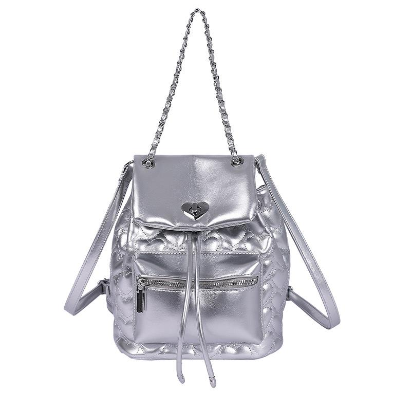 Niche Texture Backpack Bag Women's 2025 New Student Commuter Backpack Fashionable Versatile Fashion Bucket Bag