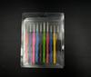 Colored Soft Handle Crochet Hook Set for DIY Knitting: Fine Crochet Hook with Sweater Needles & Lace Crochet Tools