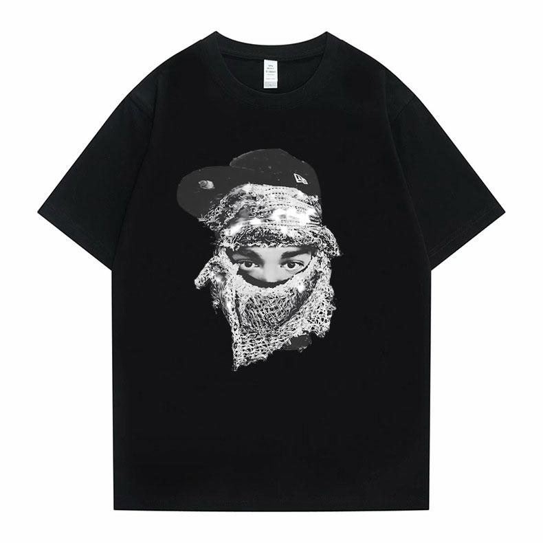 

Rapper Yeat Face Graphic Print Tshirt Summer Men Hip Hop Casual Oversized T Shirt Streetwear Male Fashion Brand Vintage Tshirt 4XL