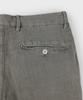 PANICALE Grey Unisex Linen Bermuda Shorts