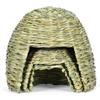 Handwoven Grass Straw House for Small Pet Hideouts Habitat Cave for Small Animals Hedgehogs Squirrels Rabbits Playhouse
