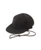 Like a Parasol Active Cap Baseball Cap Hat for Men and UV Water Adjustable with Chin Water Black [NAKOTA] Women, Protection, Repellent, Size,