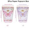 Butterfly Birthday Party Waterproof Tablecloth Spring Summer Outdoor Butterfly Party Table Decor Girl Birthday Party Supplies