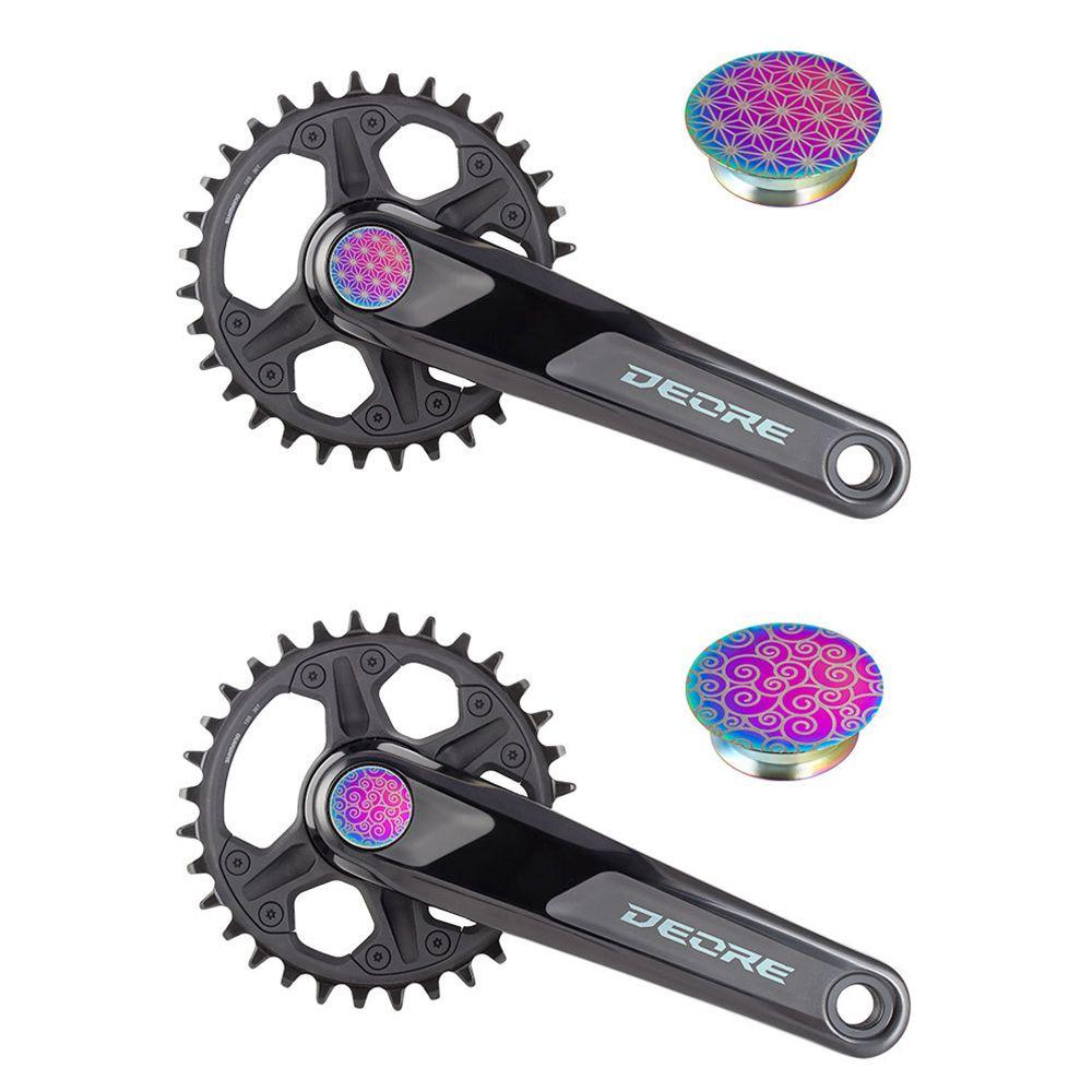 Bike Crankset Plug Screw Crankset Dust Cover Axis BB Cap Dust-proof Covers Bike Crank Dust Cap