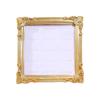 Multipurpose Golden Resin Earring Holder Jewelry Organizers Photo Frame Display For Retail Display