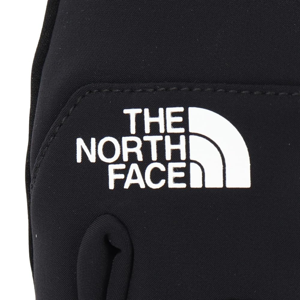 North Windstopper Etip Smartphone Touchscreen Size S [The Face] Gloves, Unisex, Fleece, Windproof, Compatible, Black,
