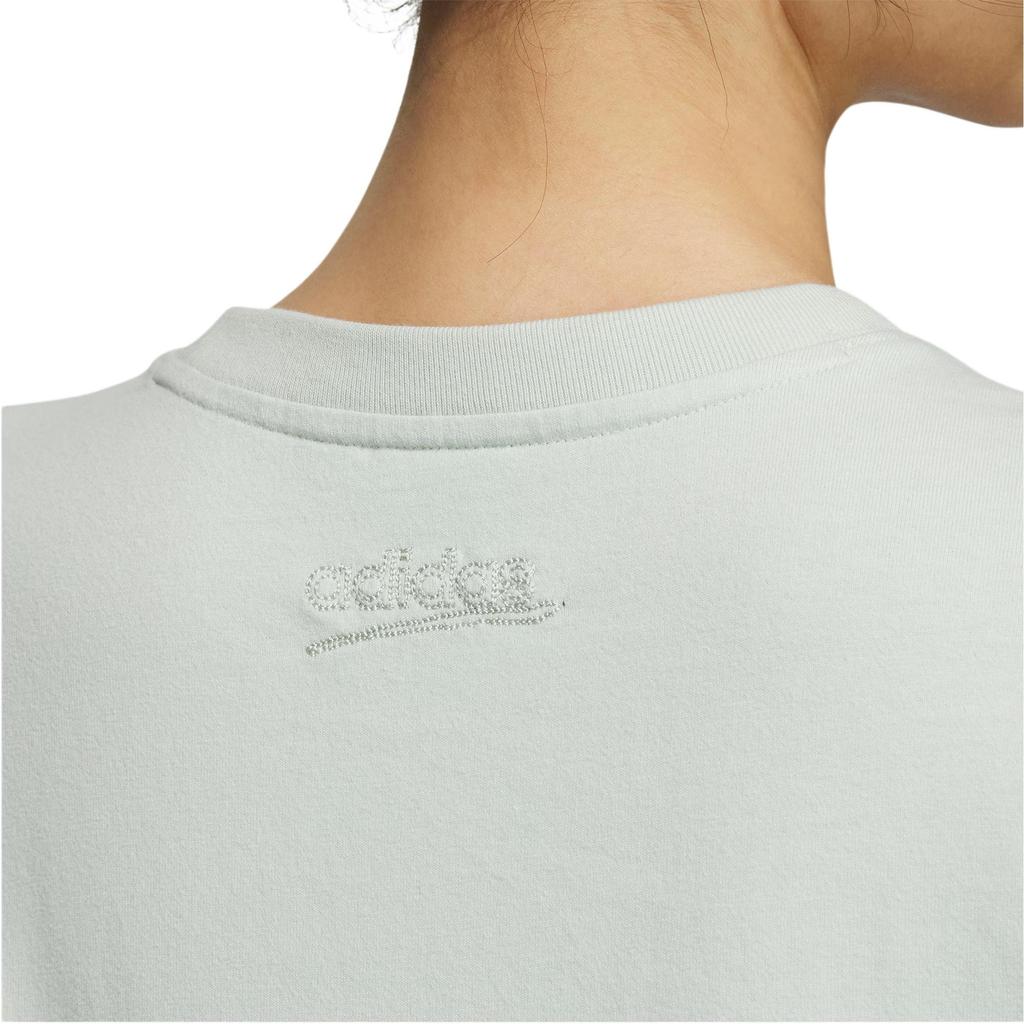 (WMNS) Adidas Originals Short Sleeve T-Shirt 'Green' Women's IK8627