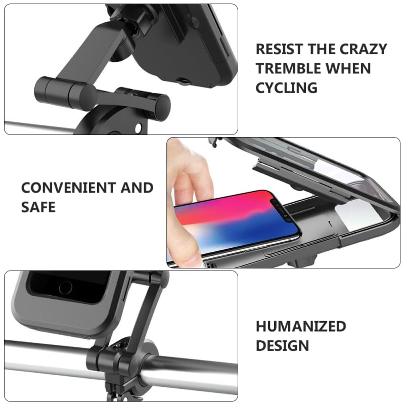 Bicycles Phone Mount Adjustable Handlebar of Motorcycle Phone Mount for Electric Mountain Scooter Bikes Phone Holder User Mount