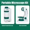 Microscope Kit for Kids 6 and Above?60 To 180X LED Light Microscope Educational Science Experiments