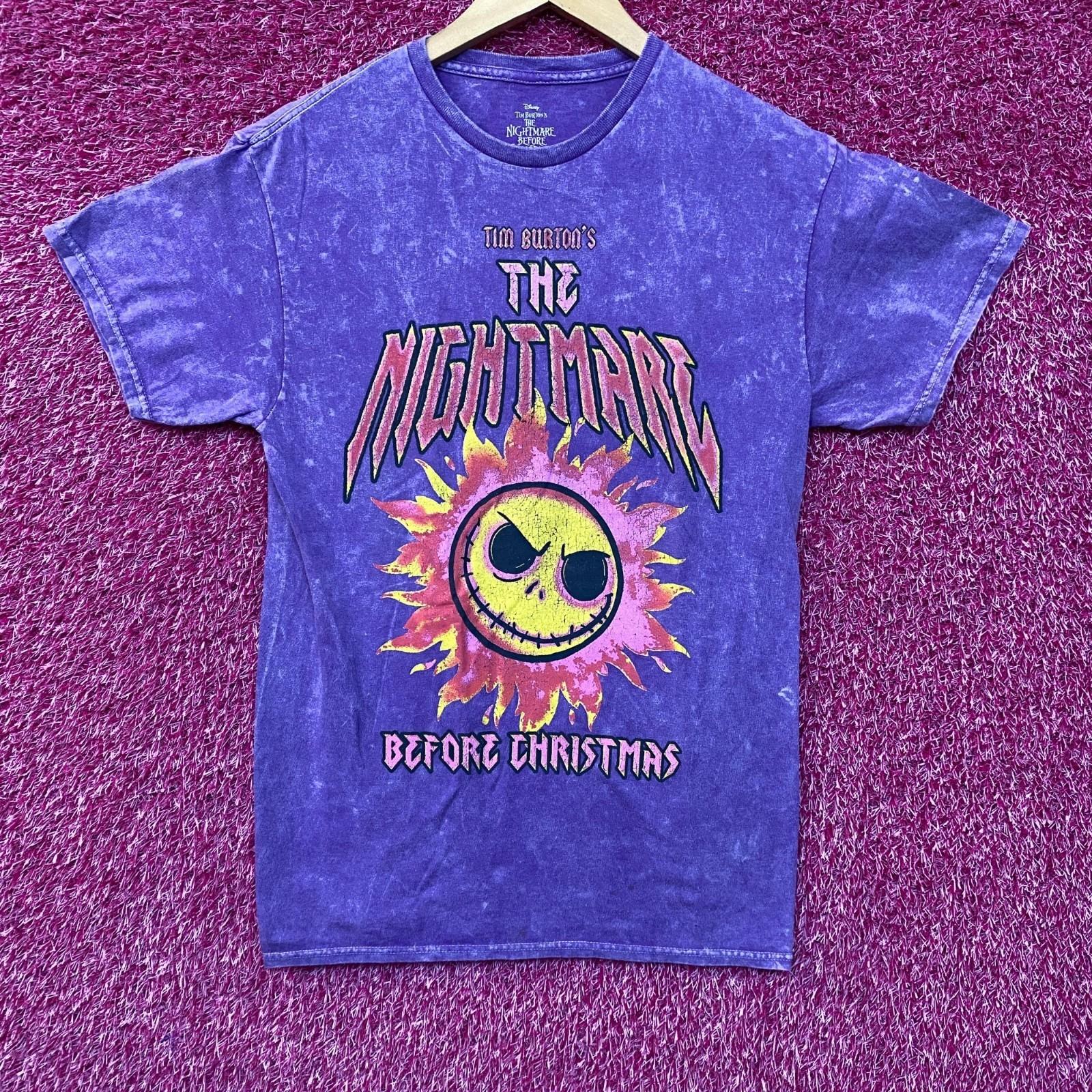 The Nightmare Before Christmas Jack Skellington Sun T-Shirt Medium XXXL