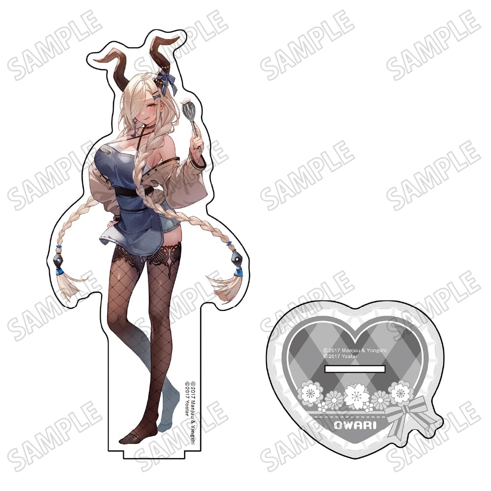 

Medicos Entertainment Azur Lane Original Big Acrylic Stand Owari H170 x W95mm Acrylic [Apron ver.] 5 Approx.