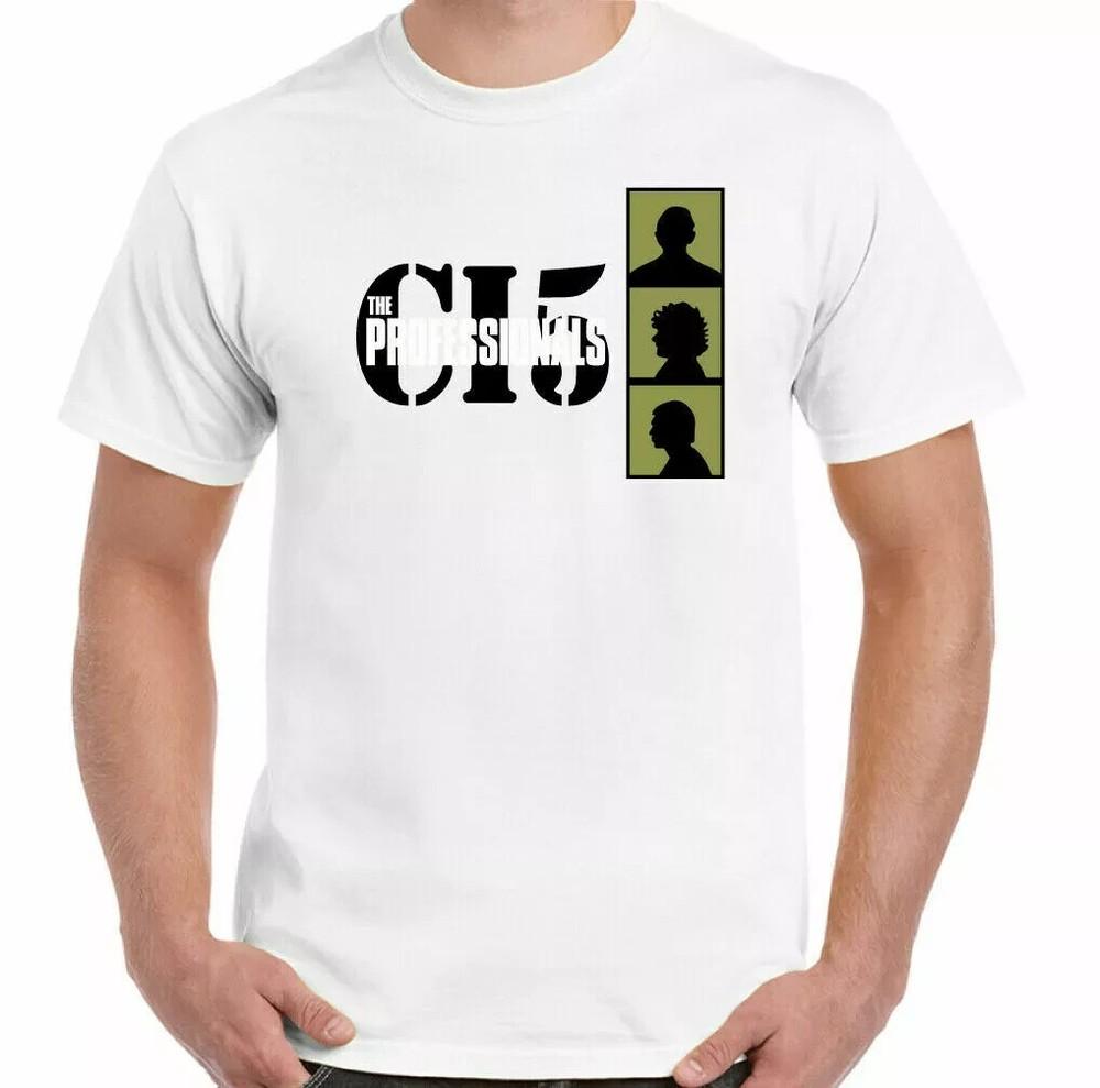 THE PROFESSIONALS T-Shirt cult tv CI5 70s 100% retro gift Unisex T-Shirt XL