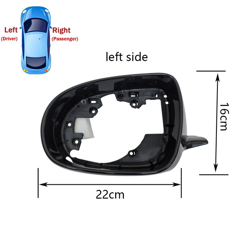 För Kia Sorento 2015 2016 2017 2018 Sidobackspegelsram Hållare Hus Yttre Backspegel Trim