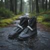 HighTop Shoe Covers with WearResistant Sole Lightweight Rain Reflective Strip