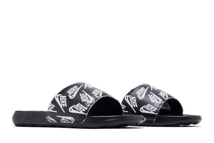 Nike Victori One Slide 'Repeat Logo - Black White'