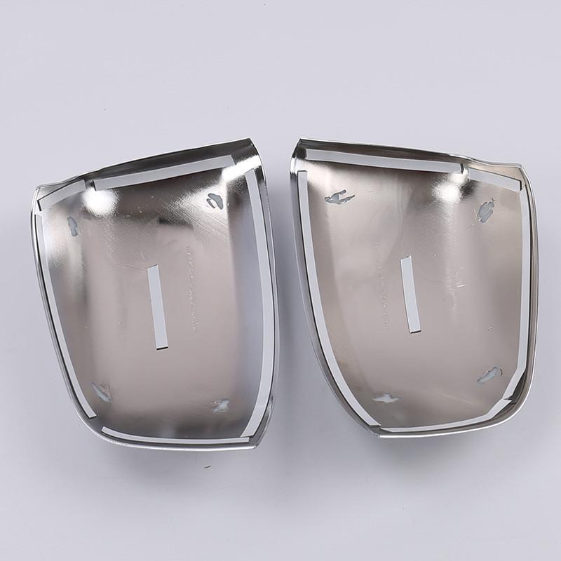 For Dodge durango 2017 2018 2019 ABS Chrome Car Side Door Rear View Mirror Cover Trim Cover Sticker Car Styling Accessories 2pcs