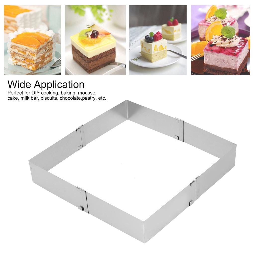 Stainless Steel   Mousse   Retractable Biscuits Cake Mold Kitchen   Baking Tools