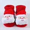 Terry Socks for Infants 0-12 Months Christmas Pattern Warm Cotton Socks Warm & Protective Socks for Indoor & Outdoor Use