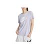 New Nike Sportswear Essentials Women'ss Retro Logo Print Crewneck T-Shirt Purple DX7907-536