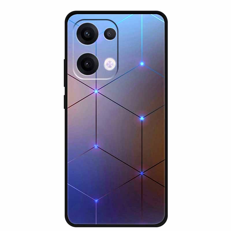 For Oppo Reno13 5G Case Soft TPU Cute Cartoon Silicon Back Cover for Oppo Reno 13 Pro Phone Cases Reno13Pro 13Pro 5G Black Shell