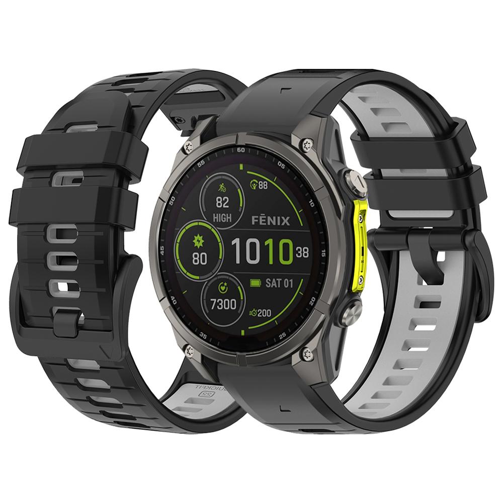 Replacement band For Garmin Fenix 8 Pro 51mm 47mm E 7 7X/Epix Gen 2/D2 Mach 2 1 Fenix8 AMOLED 22mm 26mm Sport silicone strap