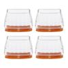 4pcs Noise Prevention Chair Leg Protector Thicked Scratch-proof Leg Cover Silicone  Furniture Pads