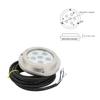 3.8in Boat Underwater Light 316 Stainless Steel IP68 Waterproof Strong Sealing for Ships Yachts Motorboats Boat Underwater Light