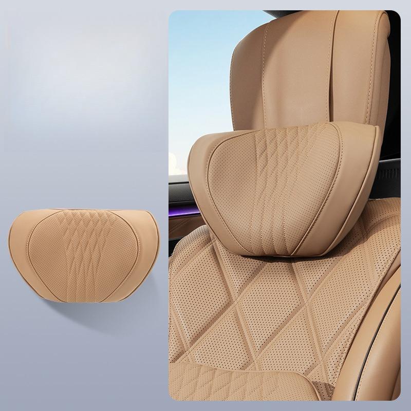 High-End Car Neck Support Headrest And Lumbar Support Cushion Automotive Interior Products for Seat Back Protection