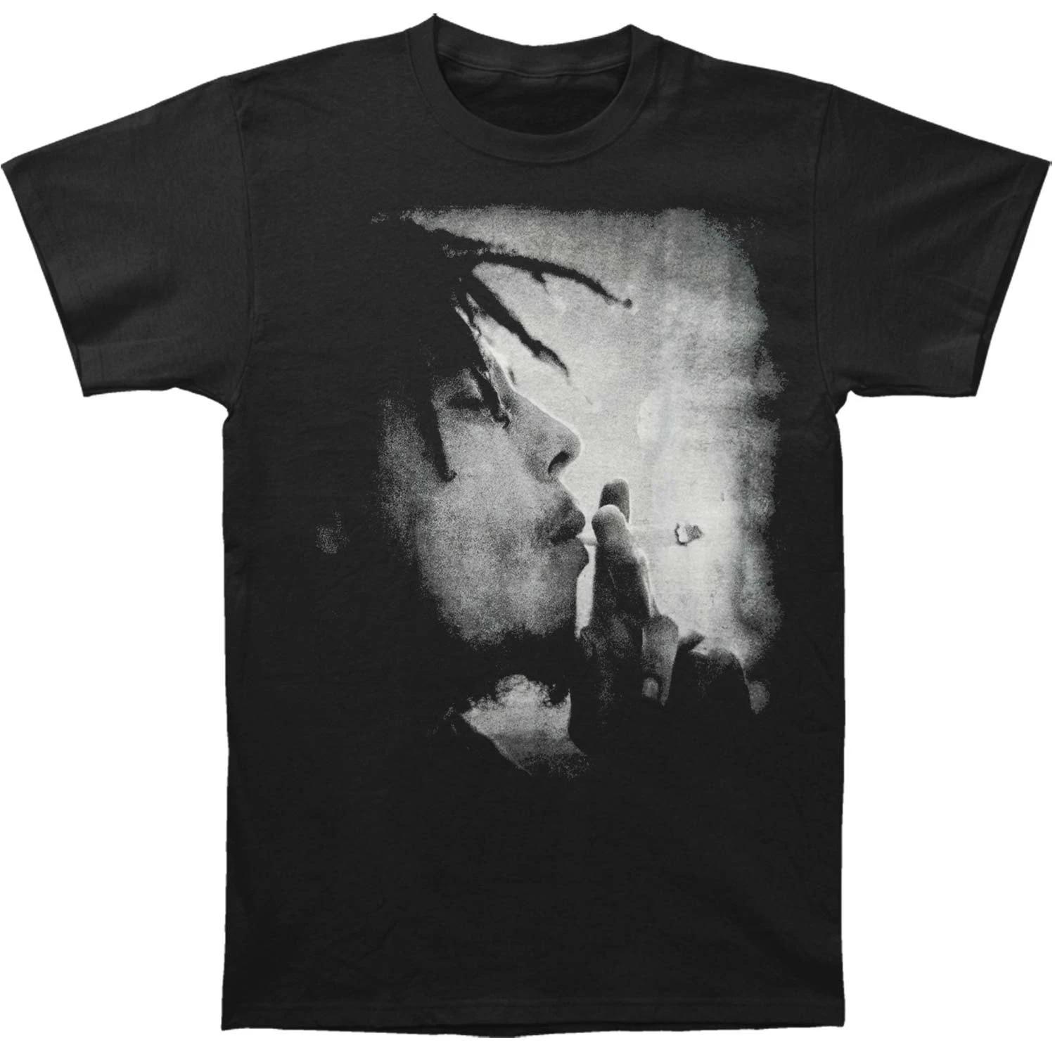 Men s Bob Marley Mellow Mood T-shirt Small Black XXL