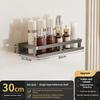 Bathroom Aluminum Wall Mounted Shower Rack Multifunctional Kitchen Storage Basket Toilet Accessories