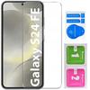 Case for Samsung Galaxy S24 FE SILICONE GLITTER SHINE CASE + GLASS