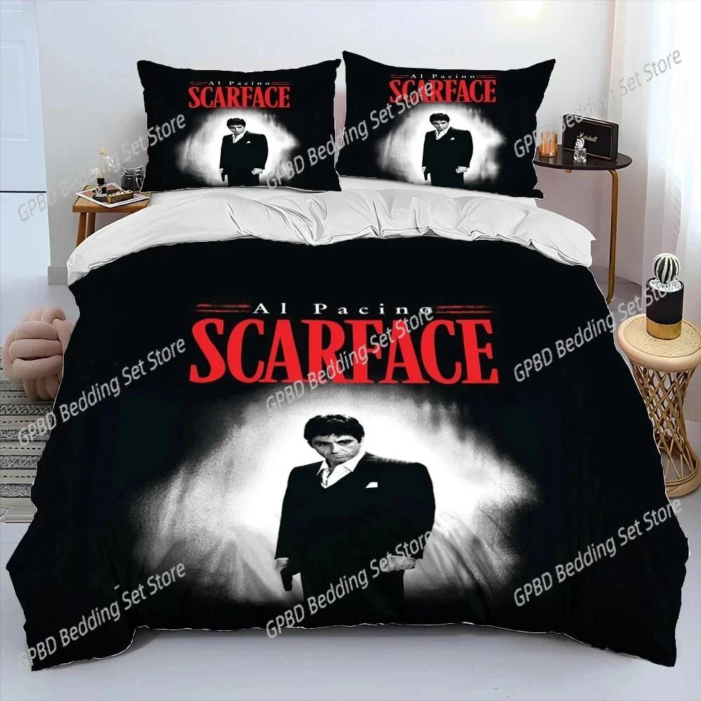 Movie Scarface Tony 3D NEW Duvet Cover Pillowcase Bedding Set Adult Boy Girl Bedroom Decoration Children Single Double Large