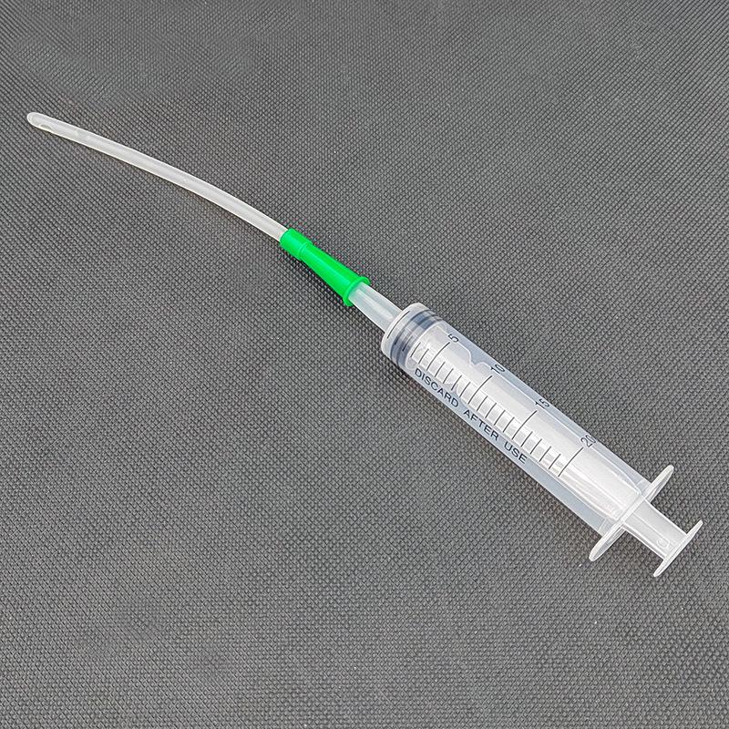 High-Capacity Flushing Syringe with Coarse Needle for Glue or Enema