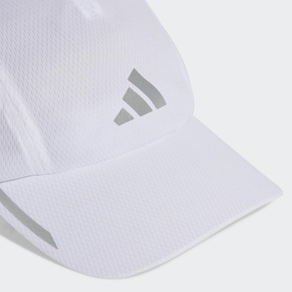Adidas Running AEROREADY Mesh Cap Silver Size cm Cap, 4-Panel EBB16, Men's, White/Reflective (HR7053), 57.0-60.0