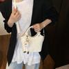 Portable bucket bag women's 2025 new summer fashion handbag versatile commuter casual shoulder messenger bag