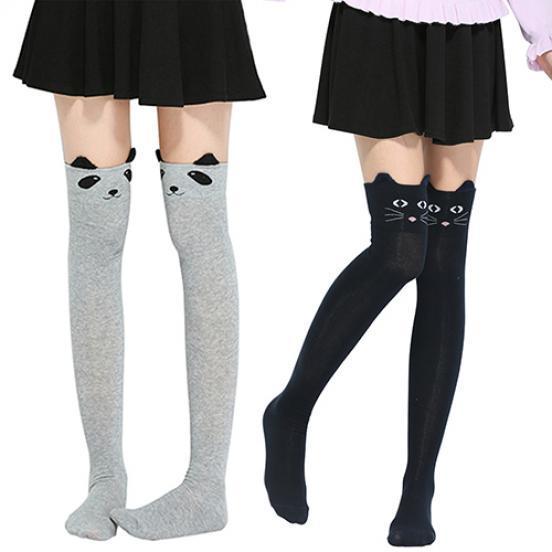 Details about Girls Cute 3D Stripes Cartoon Animals Thigh Stockings Over Knee High Long Socks Details about Girls Cute 3D Stripes Cartoon Animals Thigh Stockings Over Knee High Long Socks