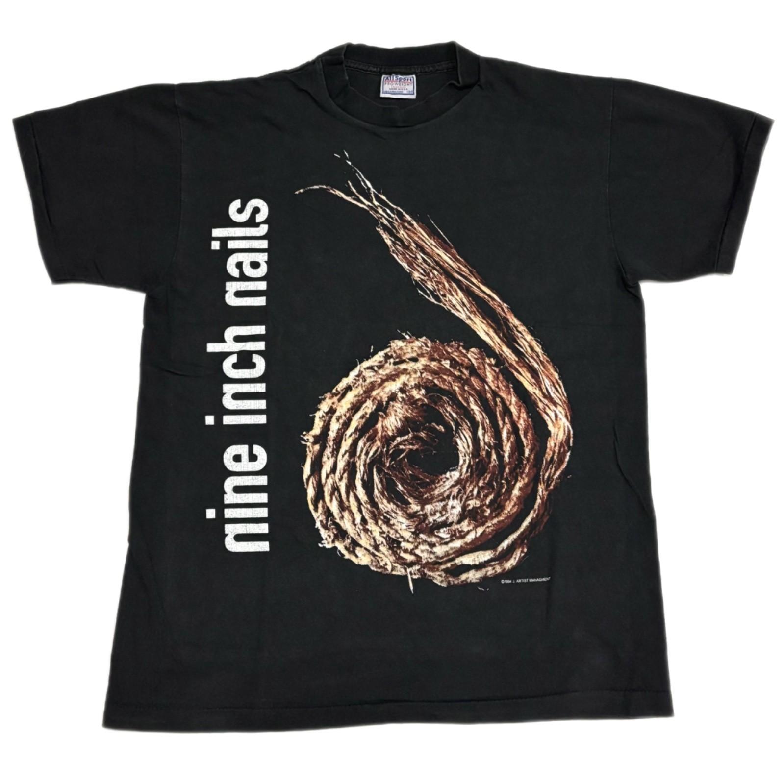 VTG NIN Nine Inch Nails Further Down The Spiral XL Single Stitch T-Shirt REPRINT S