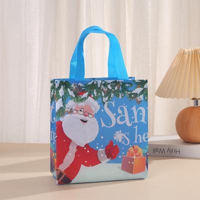 Christmas,Reindeer,Candy Cane,New Year,Snowflake,Packing Present,Non Woven Reusable Gift Bags,12/30pcs