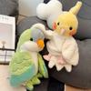 Adorable Parrot Hand Puppet Fun Parrot Plush Toy Flying Animal Toy Bird Hand Puppet Storytelling Teaching Early Childhood Interactive Interactive