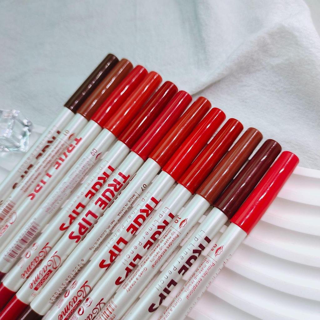 Ensemble de 12 Lisseurs à Lèvres Mat Velours Antiadhésifs & Rouges à Lèvres