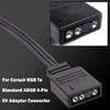 Adaptérový kabel pro Corsair RGB na standardní ARGB 4kolíkový lodní ICUE adaptérový konektor Pirate QL Cont B4V1