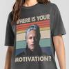 Wo ist deine Motivation Vergil Meme Vintage Stil T-Shirt, Vergil T-Shirt, Vergil DMC Videospiel Sweatshirt