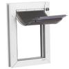 Pet Door, Medium, with Three Magnetic Flaps and Metal Frame, Strong and Weatherproof Dog Door for Interior and Exterior Doors, Easy to Install, Easy