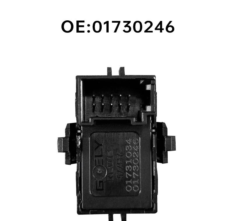 Silver-Edged Single Switch for Geely Boyue Glass Lifter