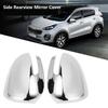 2pcs Car Side Rearview Mirror Cover Trim Replacement for KX5 QL 2015 2018
