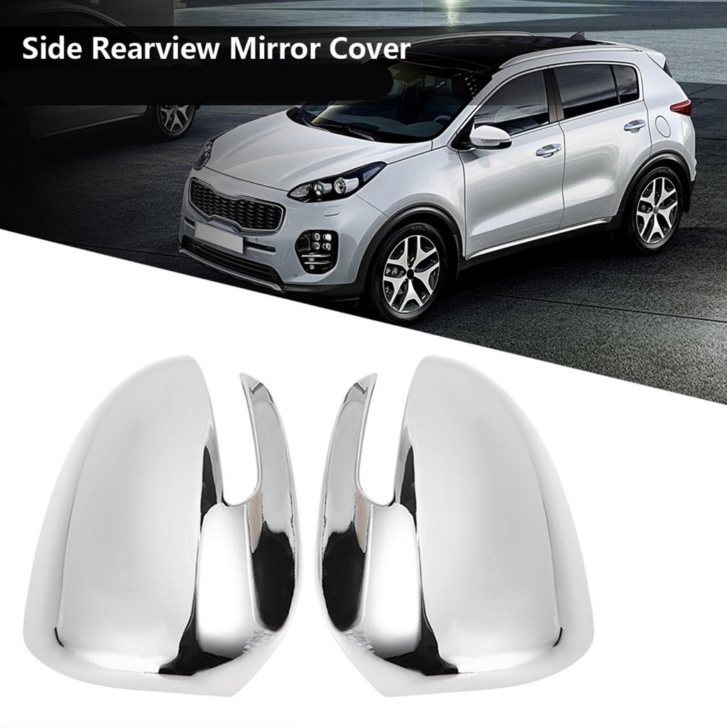 2pcs Car Side Rearview Mirror Cover Trim Replacement for KX5 QL 2015 2018