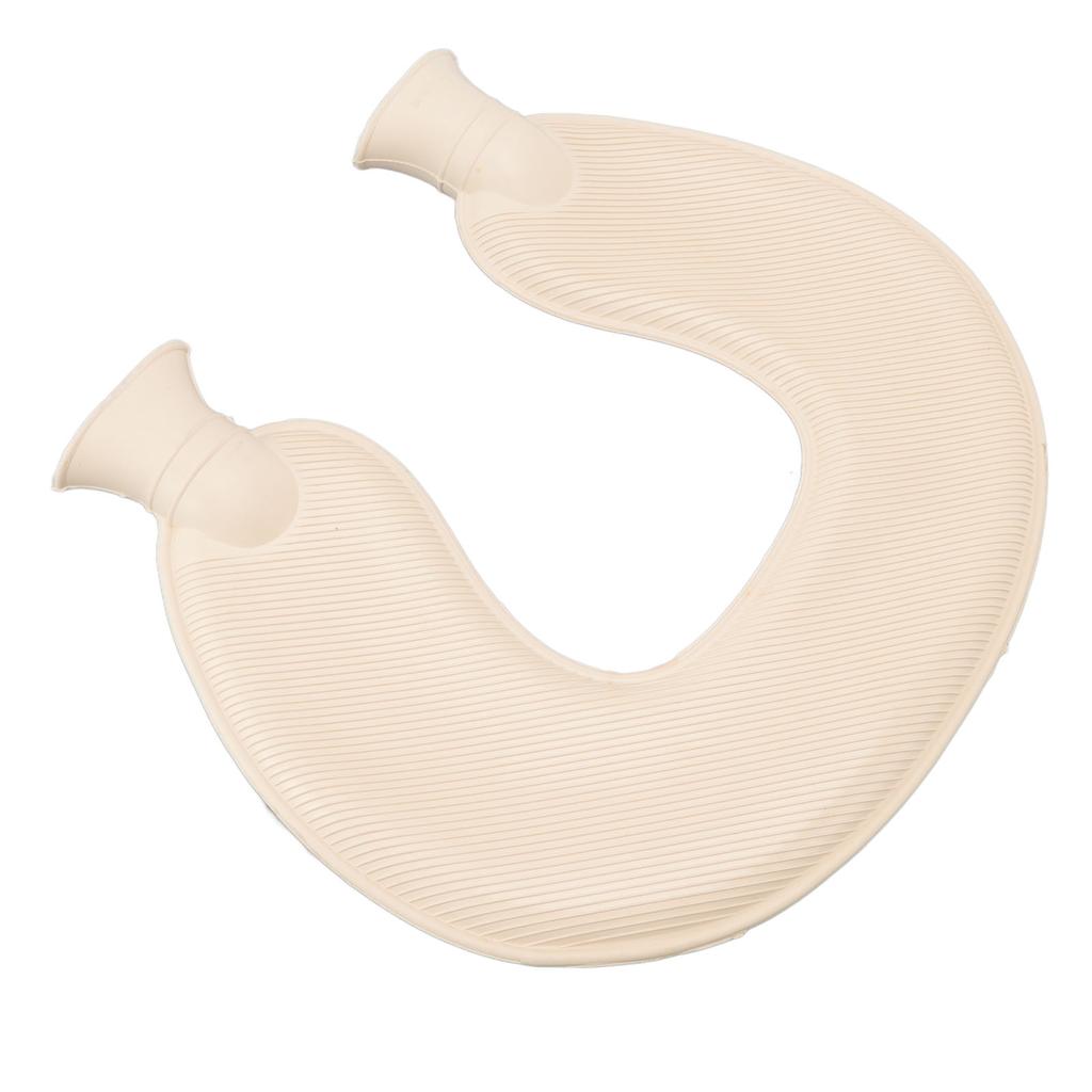 1L Hot Water Bottle U Shaped Hot Water Bag for Winter Neck Shoulder Warm with Soft Cover