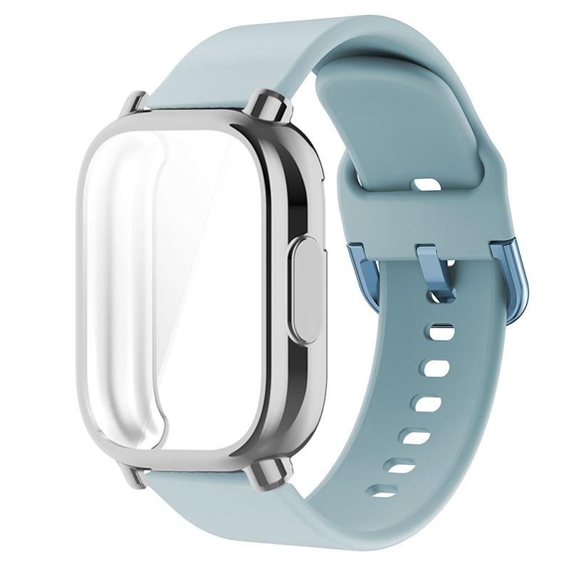 Protector Case+Strap For Redmi Watch 5 active Redmi Watch 5 Lite Full Cover Screen TPU Soft Shell and Breathable Sport Band